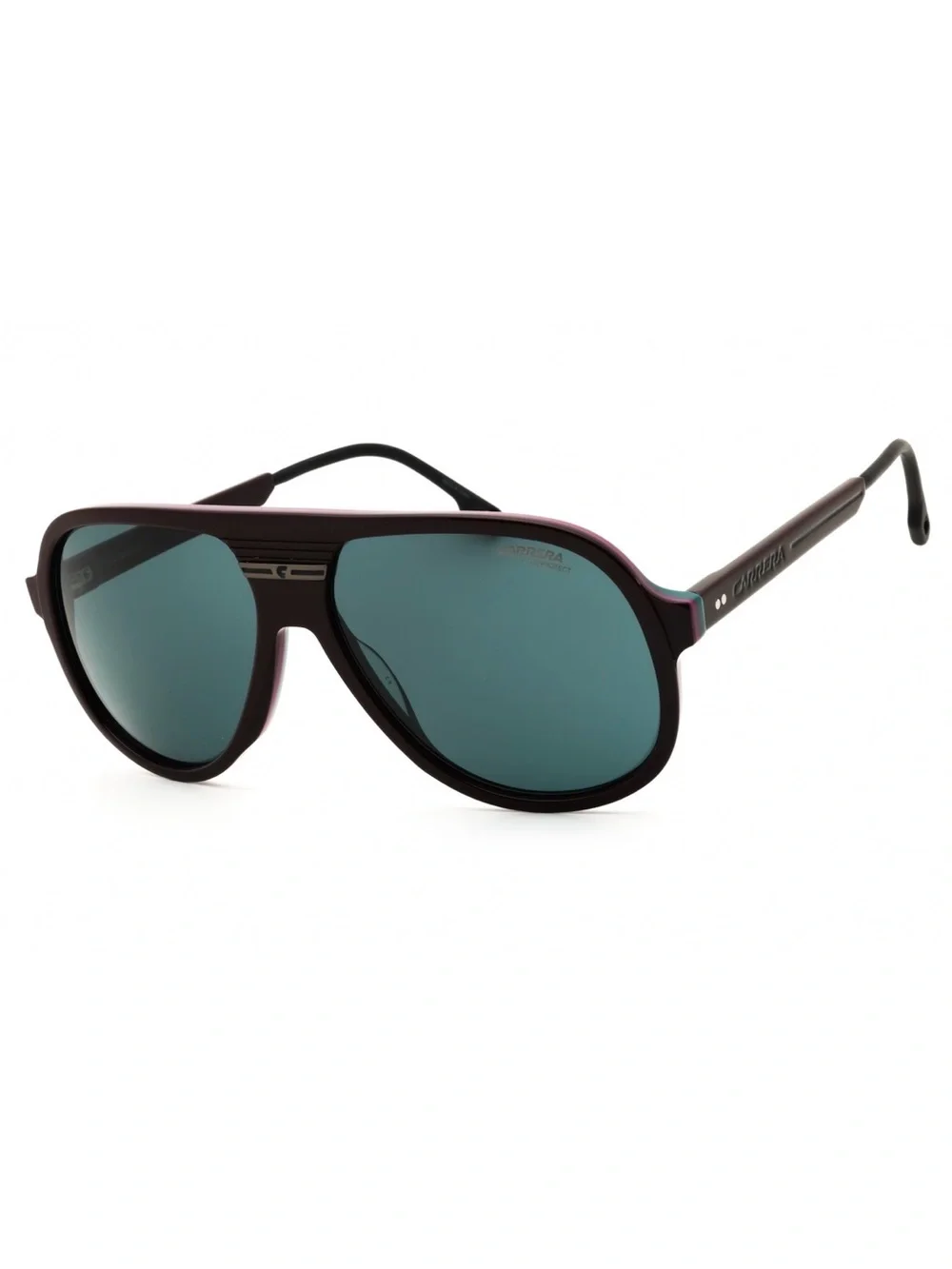 New  Carrera C SPORT 07/S LHFKU Men Burgundy Aviator Sunglasses Authentic